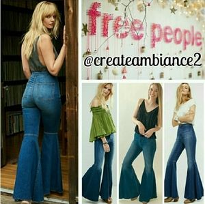Free People Super Flare Jeans